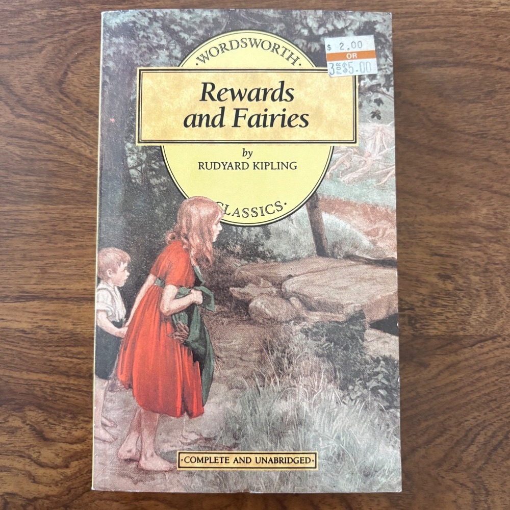 Rewards and Fairies Rudyard Kipling Wordsworth Classics 1995 Paperback Book